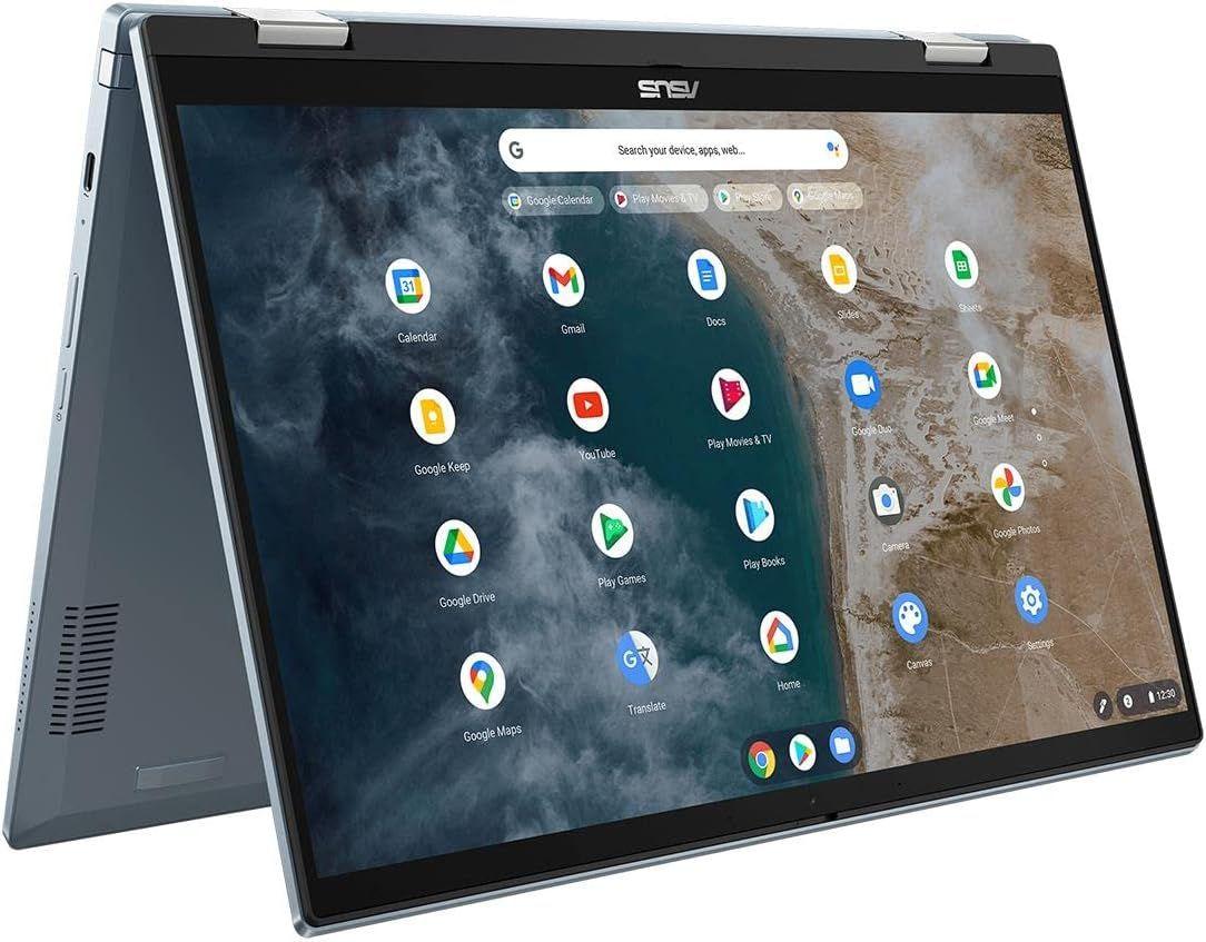 Asus Chromebook Flip CX5 CX5400 Laptop 14" - AI Blue - Intel Core i3-1110G4 2.5GHz - 8GB RAM - 128GB