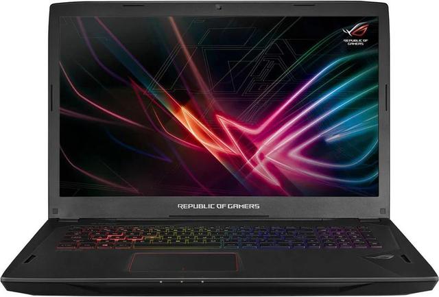 Asus ROG Strix GL702VI Gaming Laptop 17.3" Intel Core i7-7700HQ 2.8GHz in Black in Excellent condition