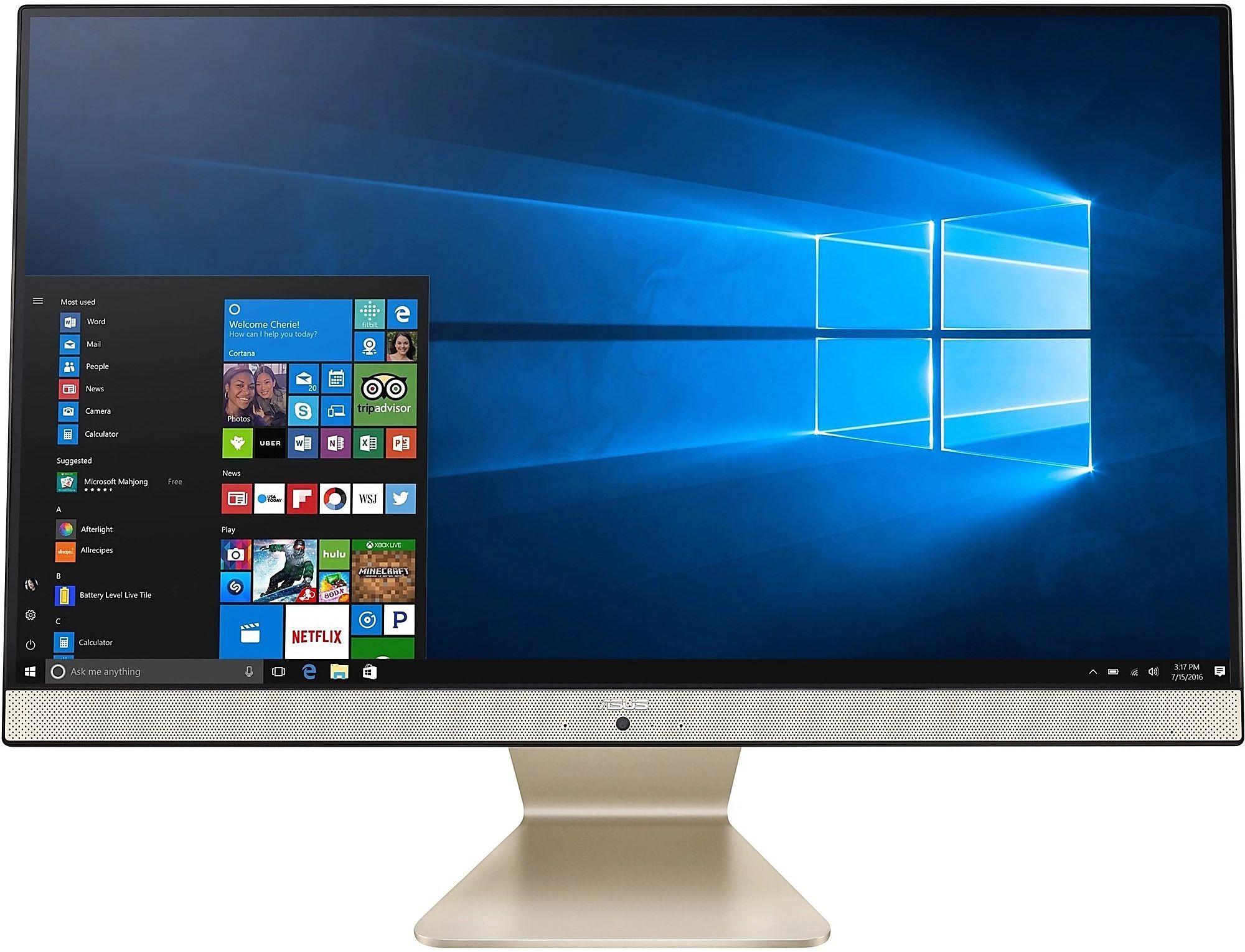 Asus  V241EA Vivo Desktop (AIO) 23.8"  - Intel Pentium Gold Processor 7505 2.0GHz - 256GB - Black - 8GB RAM - 23.8 Inch - Excellent