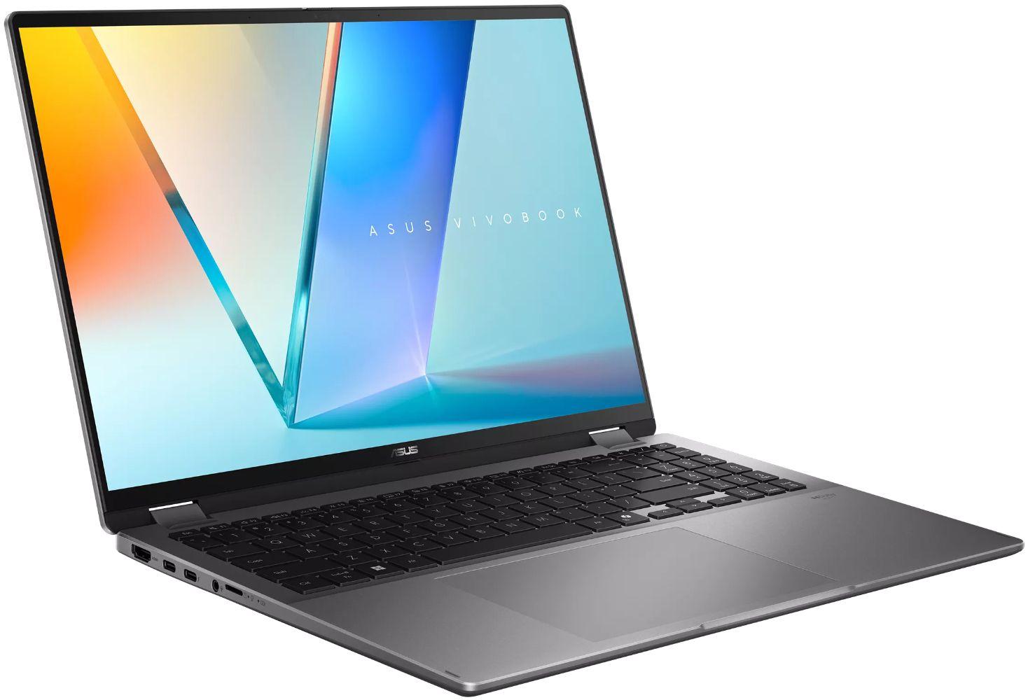 ASUS Vivobook 16 Flip TP3607SA 2-in-1 Laptop 16" - Matte Gray - Intel Core Ultra 7 258V 2.2GHz - 32GB RAM - 1TB