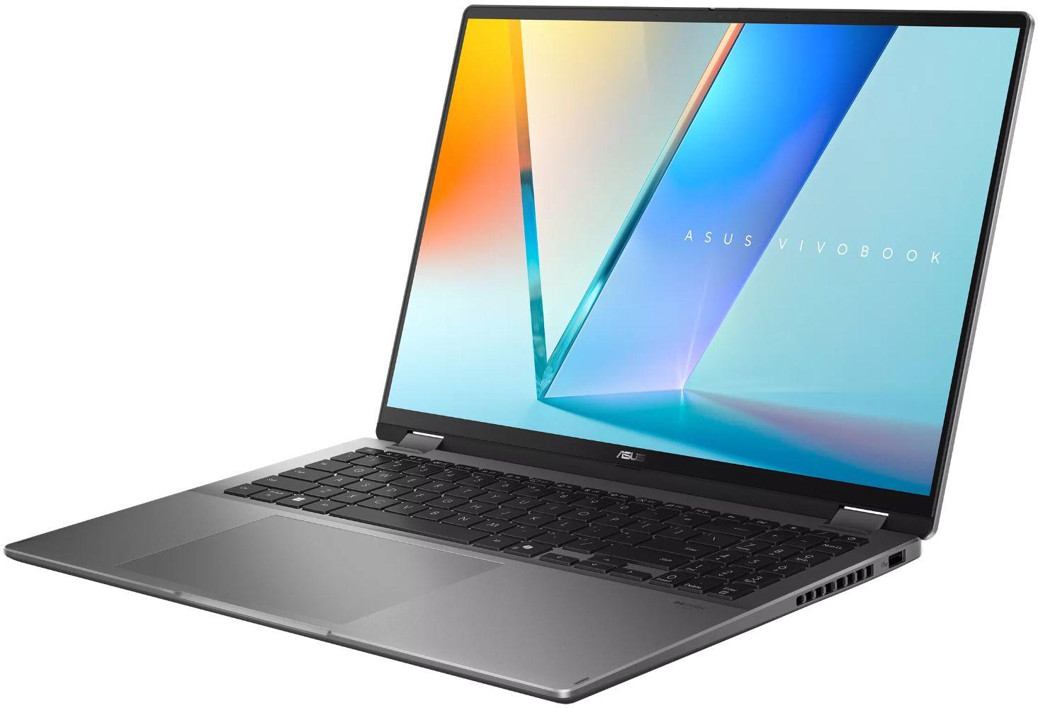 ASUS Vivobook 16 Flip TP3607SA 2-in-1 Laptop 16" - Matte Gray - Intel Core Ultra 7 258V 2.2GHz - 32GB RAM - 1TB