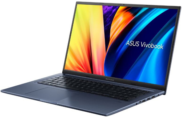 Asus Vivobook 17X K1703 Laptop 17.3" - Quiet Blue - Intel Core i5-12500H 2.5GHz - 8GB RAM - 512GB