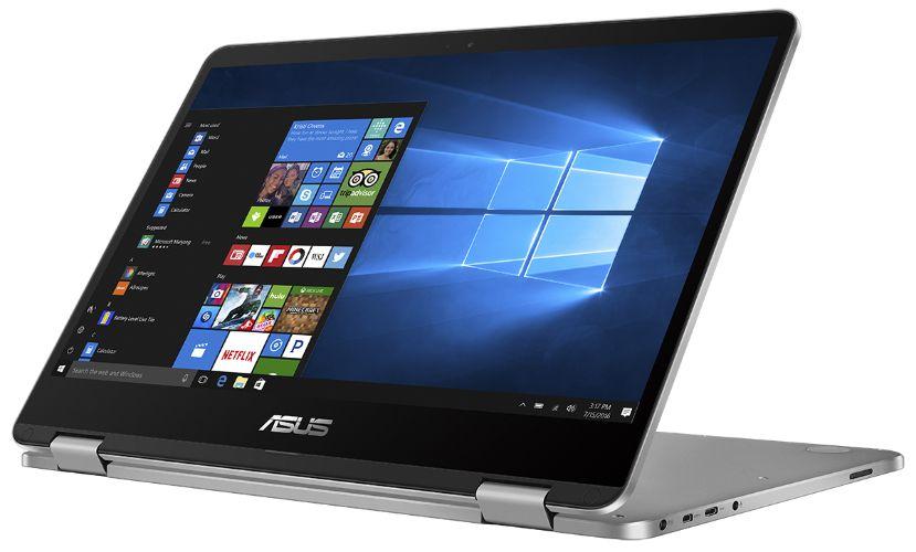 Asus VivoBook Flip 14 TP401 Laptop 14" - Light Gray - Intel Pentium Silver N5000 1.1GHz - 4GB RAM - 64GB