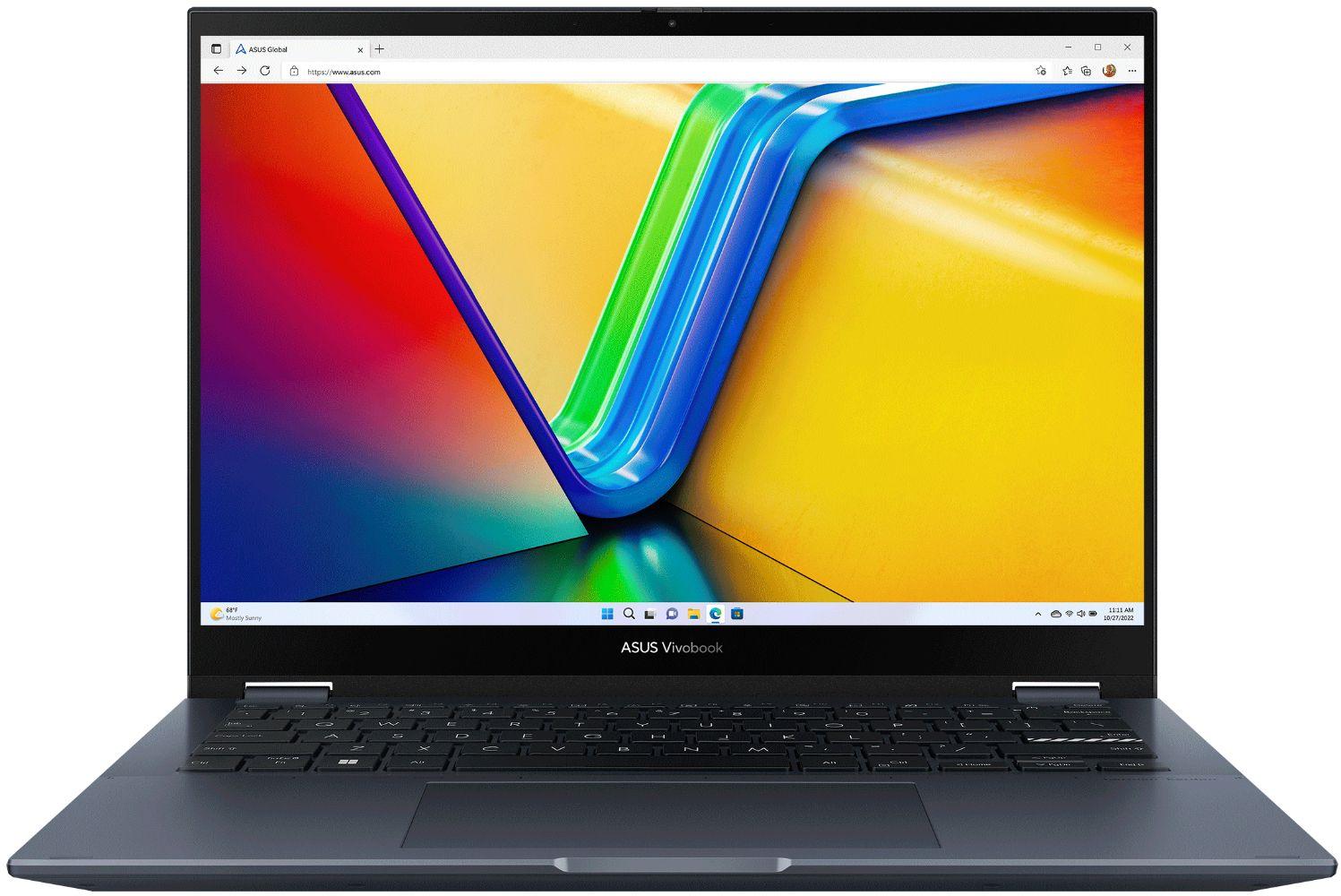 Asus  Vivobook S 14 Flip TP3402ZA Laptop 14" - Intel Core i7-12700H 2.3GHz - 512GB - Quiet Blue - 16GB RAM - 14 Inch - Excellent