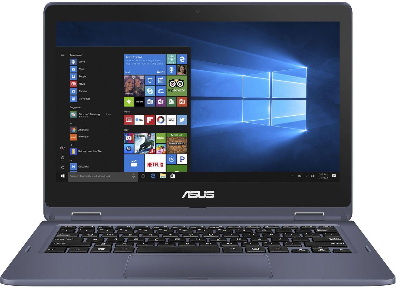 Asus  VivoBook TP202NA Laptop 11.6" - Intel Celeron N3350 1.1GHz - 64GB - Star Gray - 4GB RAM - 11.6 Inch - Excellent