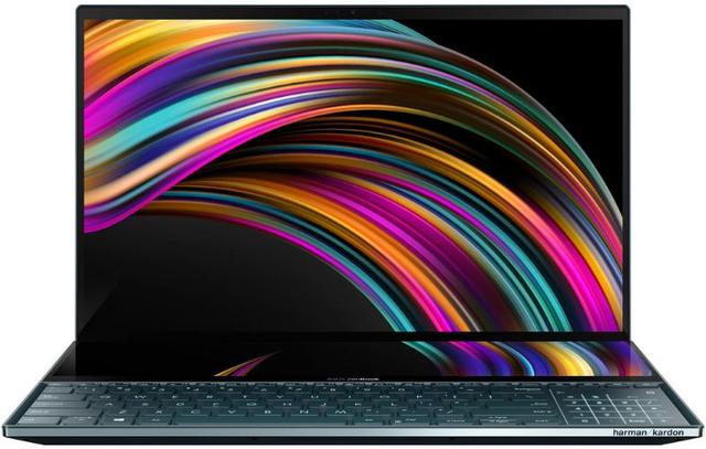 Asus Zenbook Pro Duo UX581LV Laptop 15.6" Intel Core i9-10980HK 2.4GHz in Celestial Blue in Excellent condition