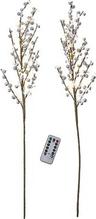 August and Leo Beaded LED Twigs (2 Pack) - Rose Gold