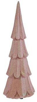 August and Leo  Glitter Xmas Tree - Light Pink - Excellent