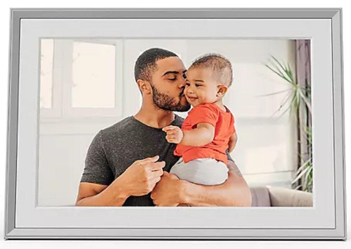 Aura Home  10.5" Cooper Digital Photo Frame - River Rock - Excellent