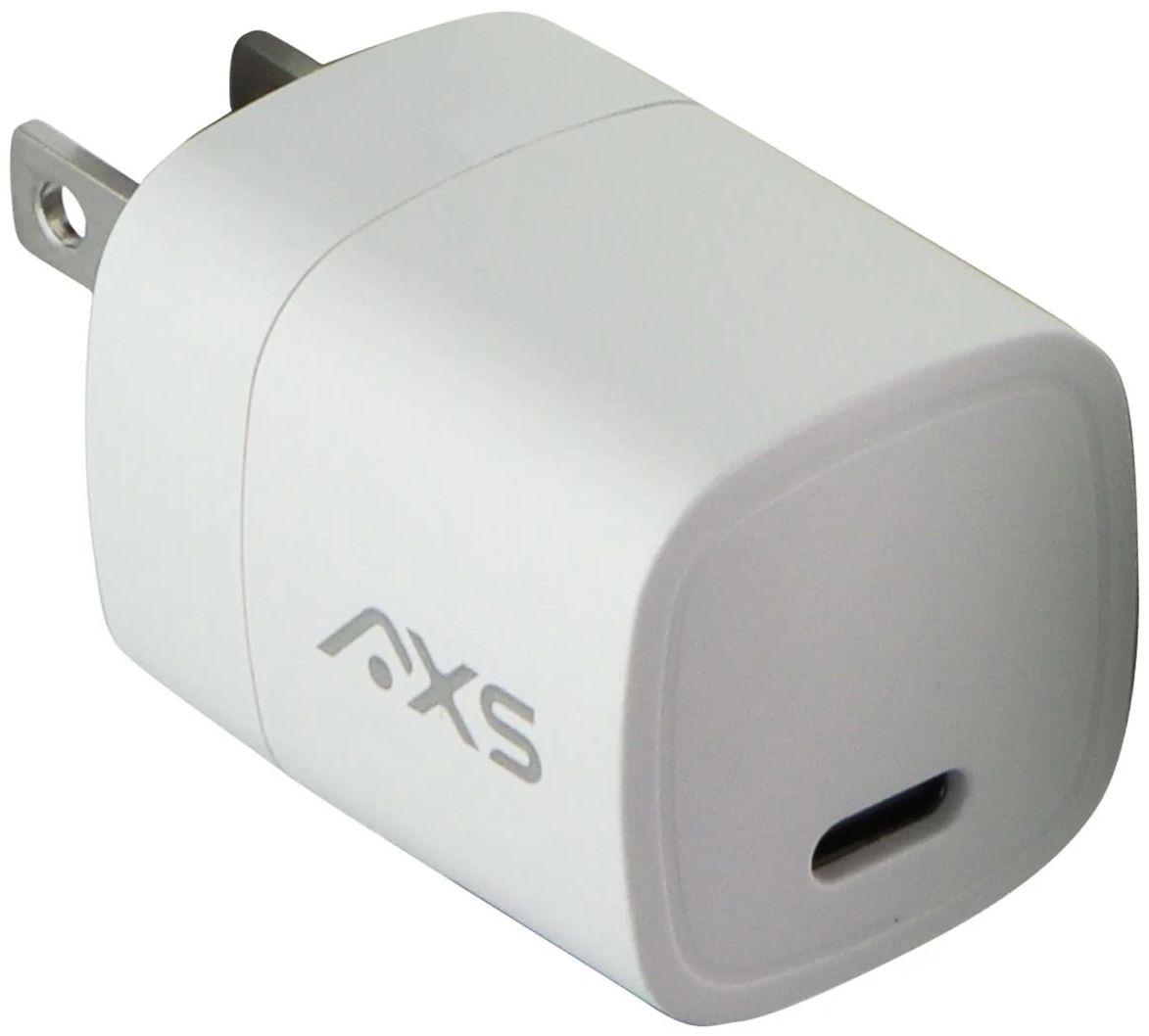 Axessorize  ProCharge 20W Mini USB-C PD Wall Charger - White - Excellent
