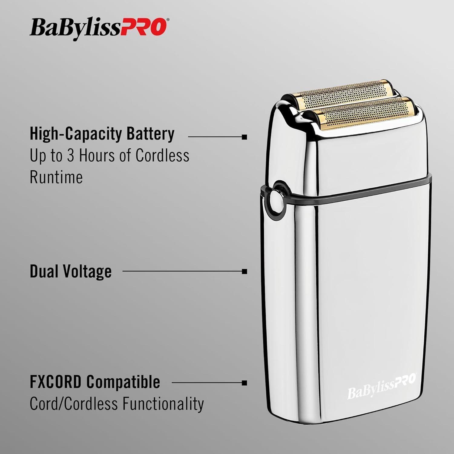 Refurbished Babyliss Pro Barberology Double Foil Shaver - Reebelo US