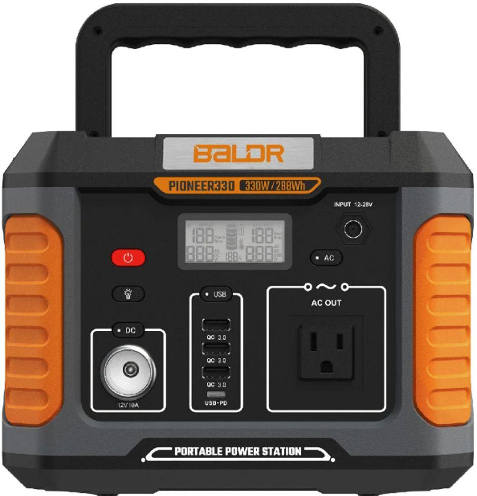 Baldr  Pioneer 330 300W/288Wh Portable Power Station P330 - Black/Orange - Excellent