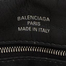 Balenciaga Leather BB Soft Medium Shoulder Bag - Leather - Black