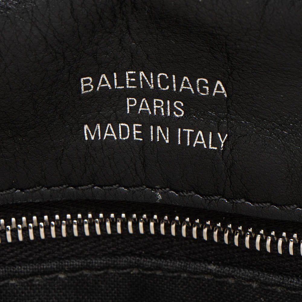 Balenciaga Leather BB Soft Medium Shoulder Bag - Leather - Black