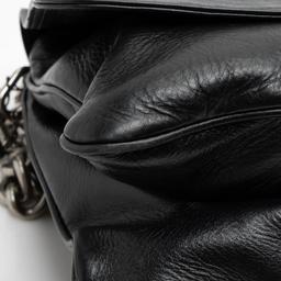 Balenciaga Leather BB Soft Medium Shoulder Bag - Leather - Black