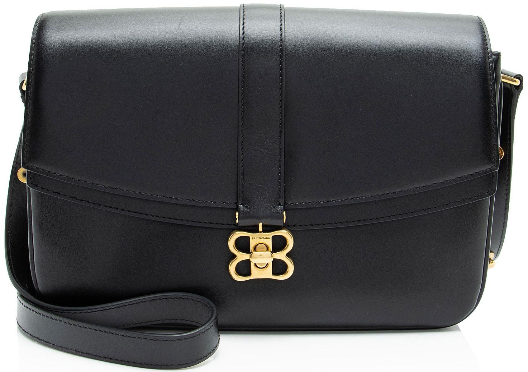 Balenciaga  Leather Lady Medium Flap Bag - Black - Leather - Excellent
