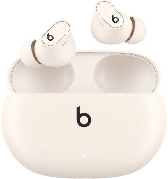 Beats by Dre Beats Studio Buds True Wireless Noise Cancelling Earbuds in Ivory in Excellent condition