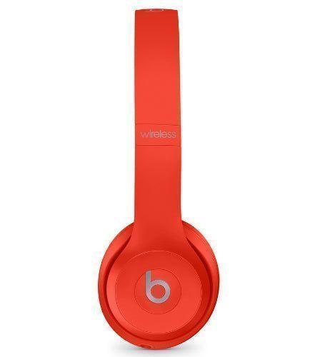 Beats by Dre Solo3 Wireless On-Ear Headphones - Citrus Red