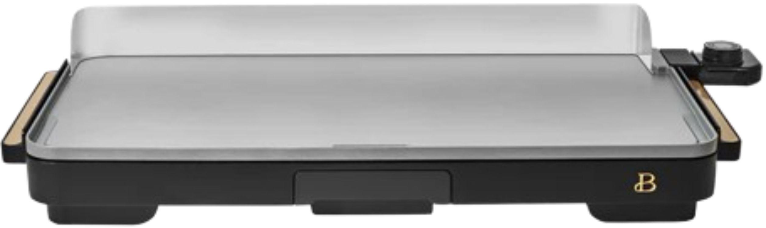 Beautiful  12"x22" Extra Large Electric Griddle  - Black Sesame - Excellent