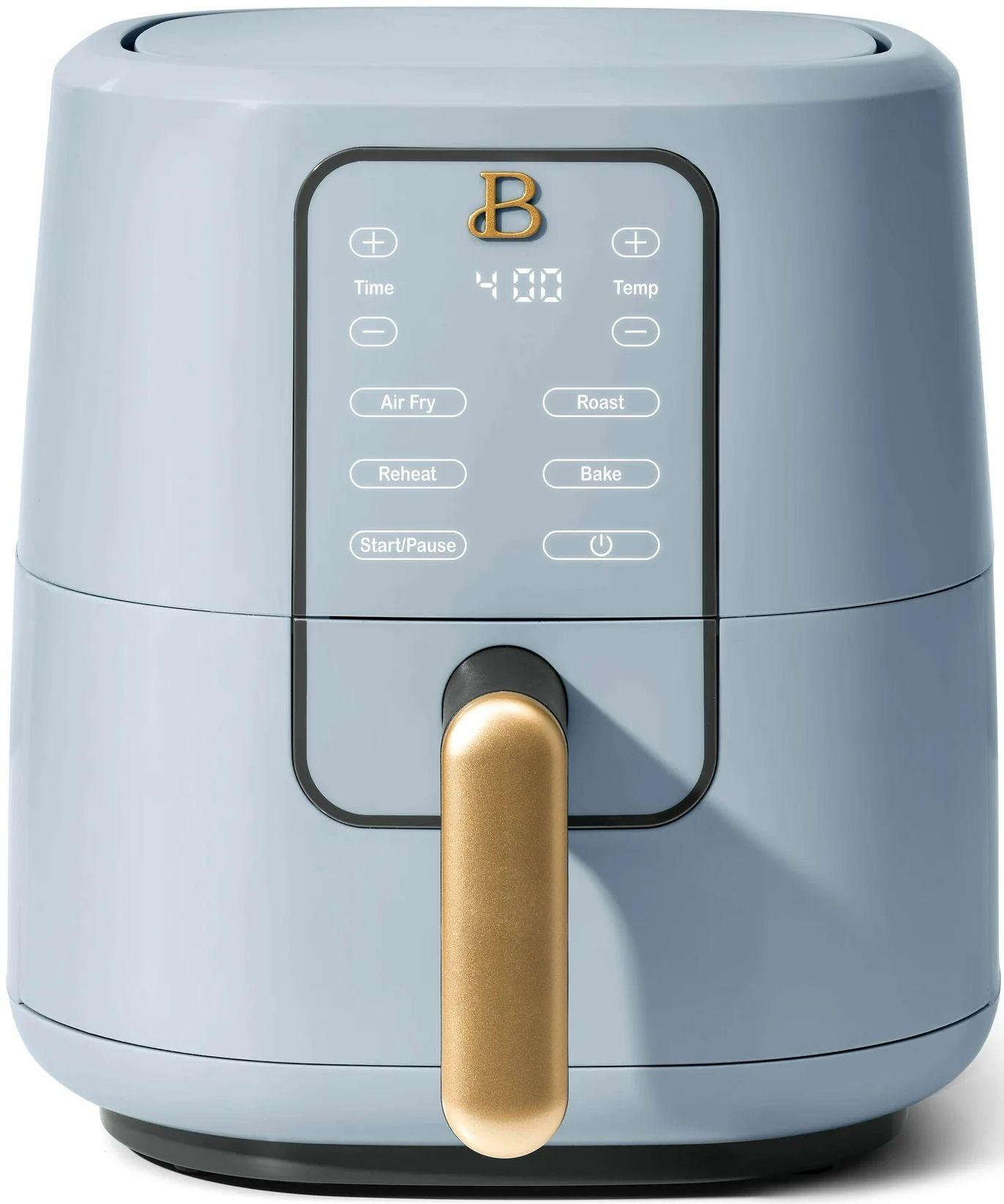 Beautiful  By Drew Barrymore 3 Qt Air Fryer - Cornflower Blue - Excellent