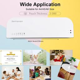 Beixtopopo A4 Laminator 9" Inch Machine SL299 - White