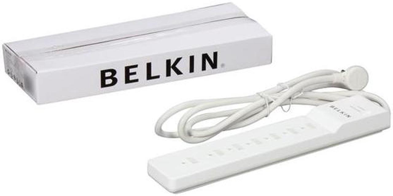 Belkin 7 Outlets 2160 Joules Surge Protector 7Ft - White