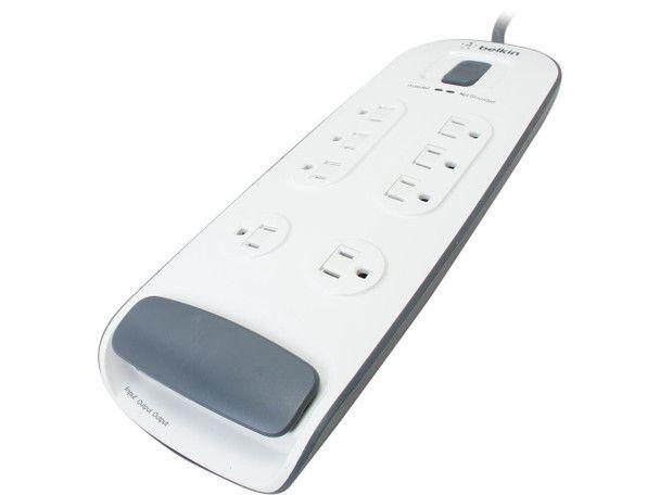 Belkin  8 Outlets 500 J Surge Suppressor 6ft - White - Excellent