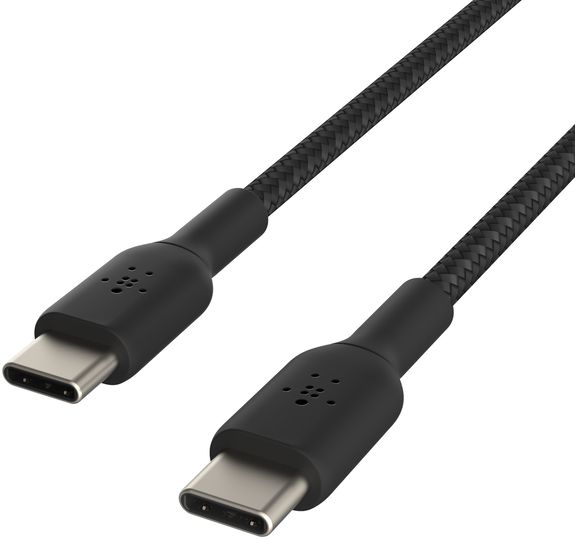 Belkin BoostCharge Braided USB-C to USB-C Cable - Black (1m)