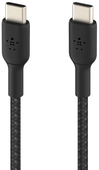 Belkin BoostCharge Braided USB-C to USB-C Cable - Black (1m)
