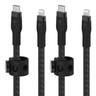 Belkin BoostCharge Pro Flex USB-C to USB-C Cable (2 Pack) - Black
