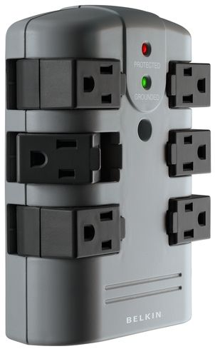 Belkin Pivot-Plug Surge Protectors - Black