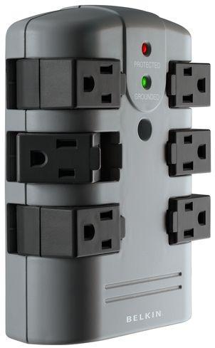Belkin  Pivot-Plug Surge Protectors - Black - Excellent