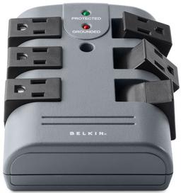 Belkin Pivot-Plug Surge Protectors - Black
