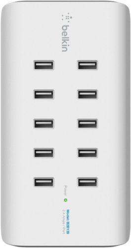Belkin  RockStar 10-Port USB Charging Station - White - Excellent