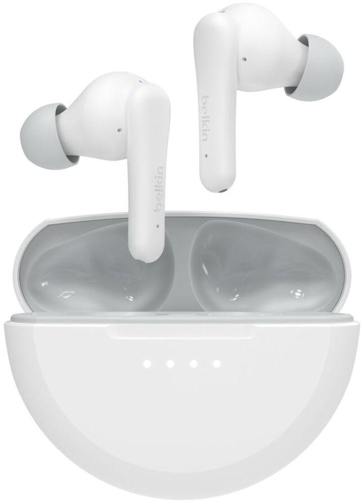 Belkin Soundform Nano 2 Wireless Earbuds for Kids - White