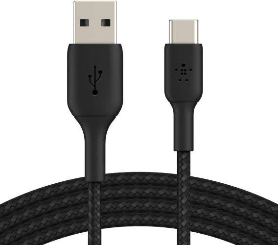 Belkin  USB-C Cable Braided USB to USB-C Cable 3M - Black - Acceptable