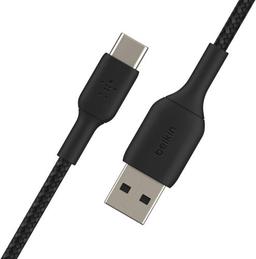Belkin USB-C Cable Braided USB to USB-C Cable 3M - Black
