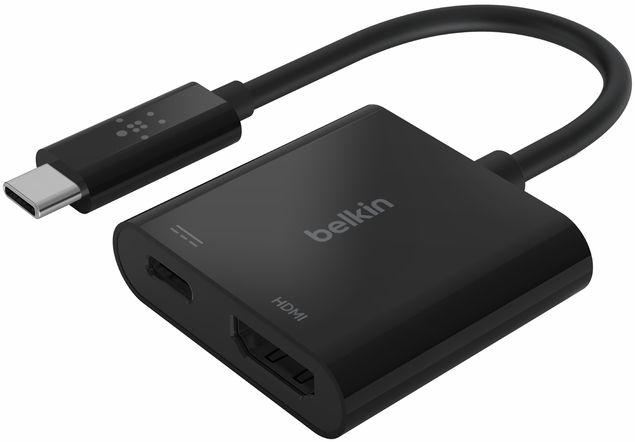 Belkin  USB-C to HDMI + Charge Adapter - Black - Excellent