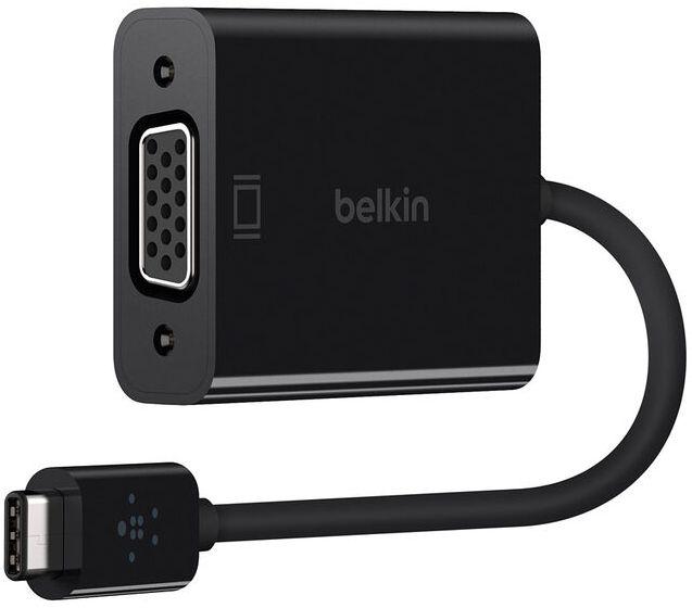 Belkin USB-C to VGA Adapter (USB Type-C) - Black
