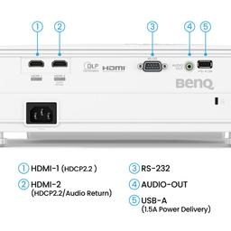 BenQ TK700ST 4K Short Throw Casual Gaming Projector - White