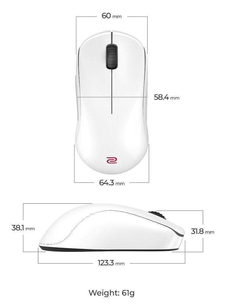 Refurbished BenQ Zowie U2-DW 4K Wireless Mouse for Esports - Reebelo US
