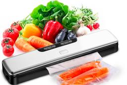 BEYUAM 5-in-1 Food Vacuum Sealer Machine - Silver