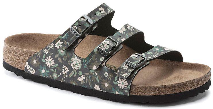 Birkenstock  Florida Vegan Birko-Flor Sandals - Dark Teal - 3 - Excellent