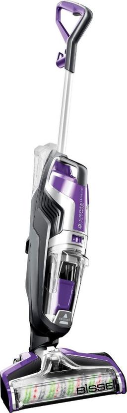 BISSELL 2306A CrossWave Pet Multi Surface Cleaner - Titanium With Grapevine Purple and Sparkle Silver