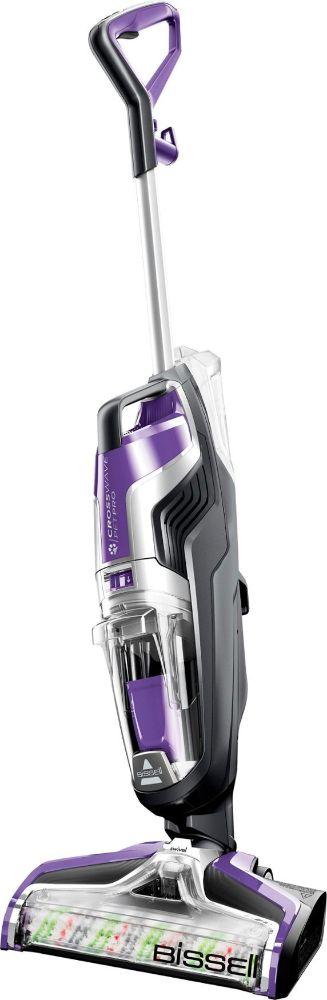 BISSELL 2306A CrossWave Pet Multi Surface Cleaner - Titanium With Grapevine Purple and Sparkle Silver