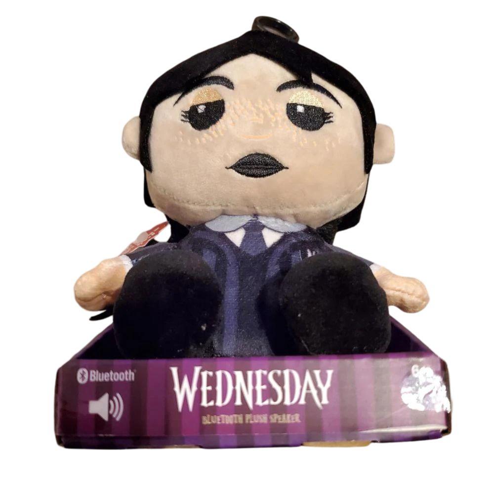 Bitty Boomers  Wednesday Bluetooth Plush Speaker - Black - Excellent