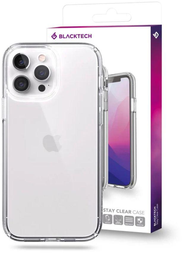 Blacktech Stay Clear Phone Case for iPhone 13