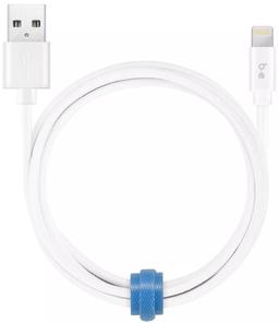 Blu Element Braided Charge/Sync USB-C to USB-A - White