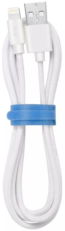 Blu Element Braided Charge/Sync USB-C to USB-A - White