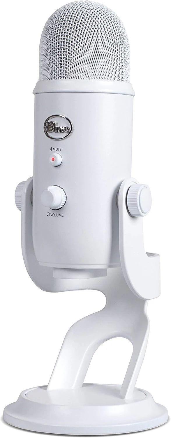 Blue  Yeti USB Microphone - White - Excellent